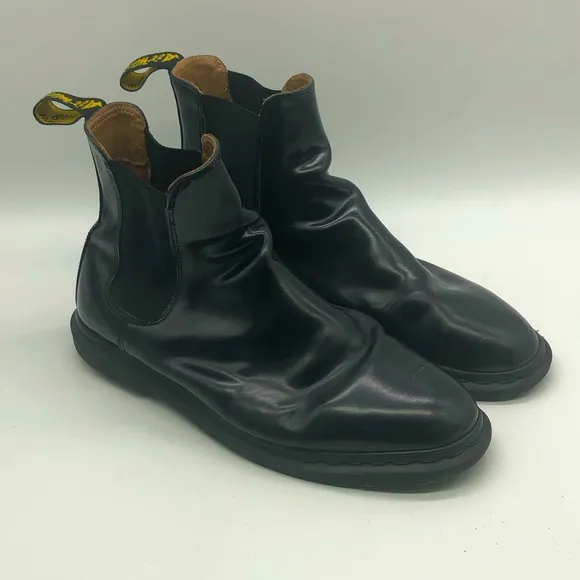 Dr. Martens Boots Men's 10 Graeme II Chelsea Leather Slip On Luxury Footwear