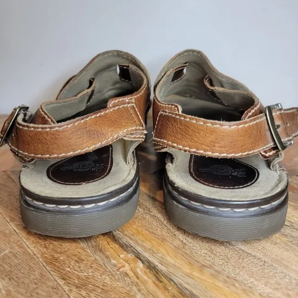 Dr. Martens Fisherman Slide Sandals 8B56 US Men's Size 12 Leather