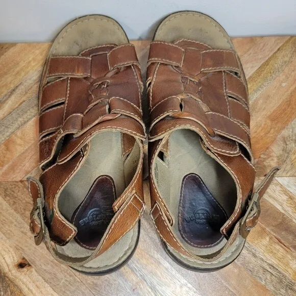 Dr. Martens Fisherman Slide Sandals 8B56 US Men's Size 12 Leather