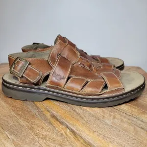 Dr. Martens Fisherman Slide Sandals 8B56 US Men's Size 12 Leather