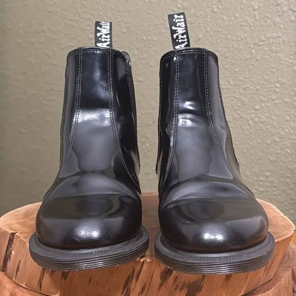 DR MARTENS FLORA SMOOTH LEATHER CHELSEA BOOTS