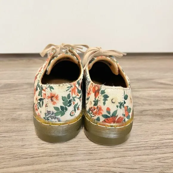 Dr. Martens Secret Garden Gizelle Casual Canvas Oxfords Women's Size 6 LIKE NEW