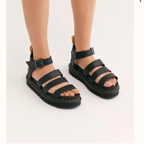 Dr. Martens Vegan Blaire Flatform Sandals 10 Ladies NEW