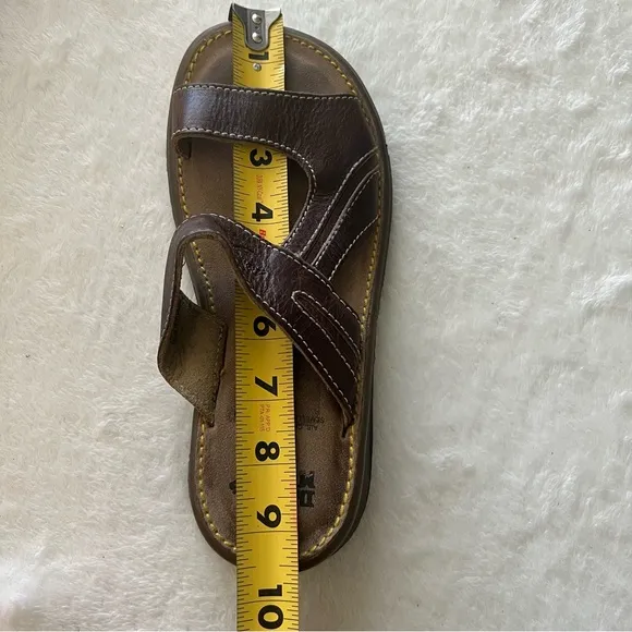 Dr. Martens Vintage 90s England Chunky Brown Leather Sandals Women 3