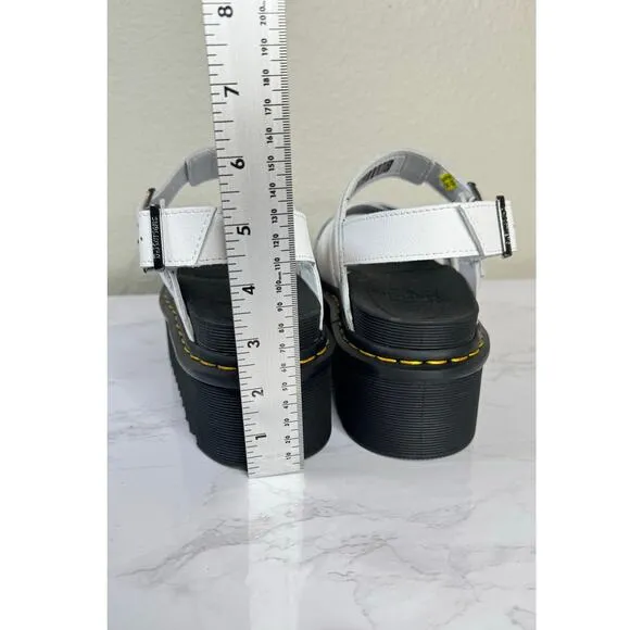 Dr. Martens Voss II Athena Leather Strap Platform Sandals Size 8 NWOT