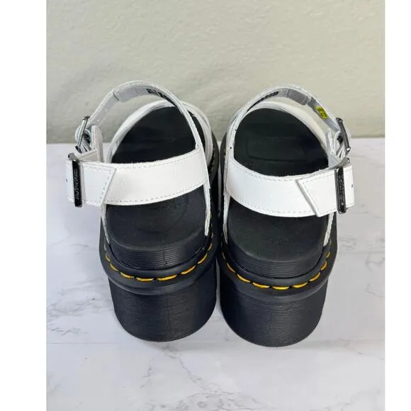 Dr. Martens Voss II Athena Leather Strap Platform Sandals Size 8 NWOT