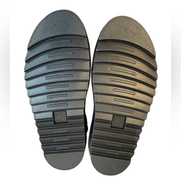 Dr. Martens Voss New Black Leather Strap Sandals with Chunky Sole Women’s Size 9