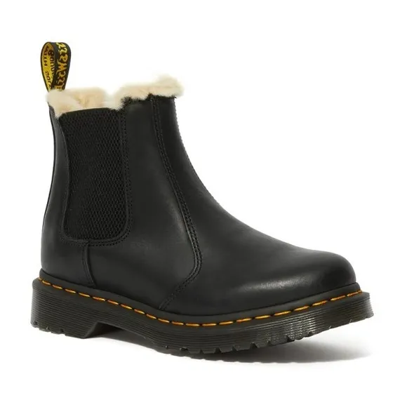 Dr. Martens Women’s 2976 Leonore Chelsea Faux Shearling Ankle Boots