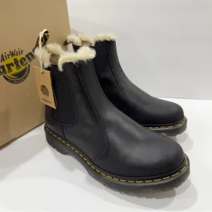 Dr. Martens Women’s 2976 Leonore Chelsea Faux Shearling Ankle Boots