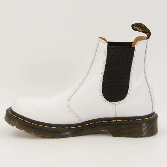 Dr. Martens Women's Softy T Leather White Chelsea Boot 27475100-2976 Multi-Size