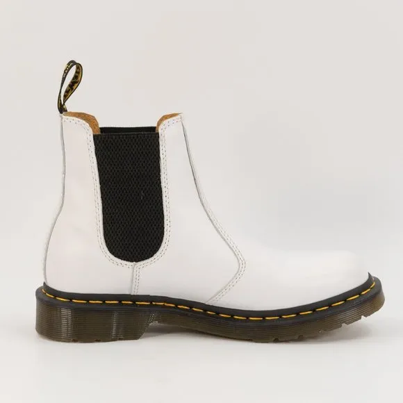 Dr. Martens Women's Softy T Leather White Chelsea Boot 27475100-2976 Multi-Size