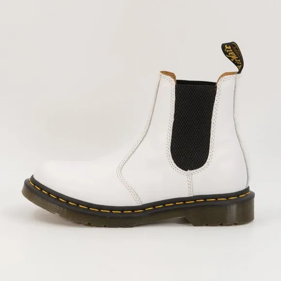 Dr. Martens Women's Softy T Leather White Chelsea Boot 27475100-2976 Multi-Size