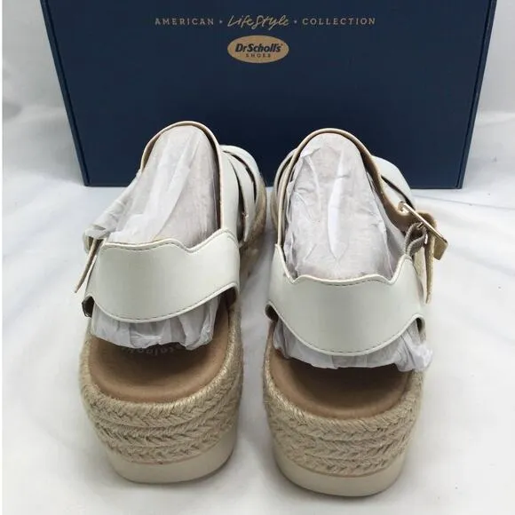 Dr. Scholl's Once Twice Wedge Sandals Women's 9m NWT