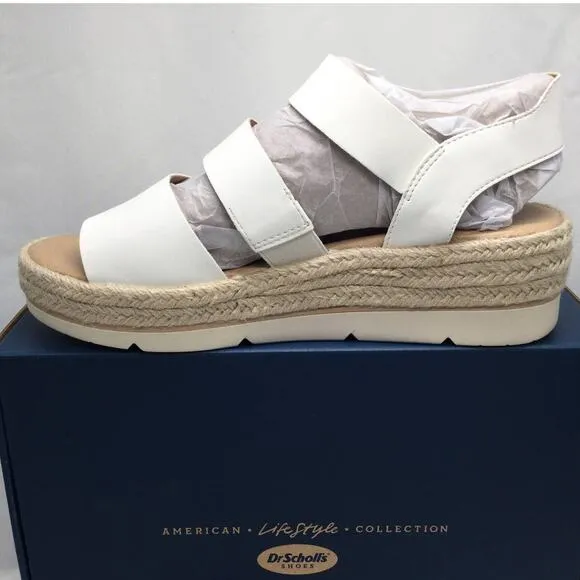 Dr. Scholl's Once Twice Wedge Sandals Women's 9m NWT