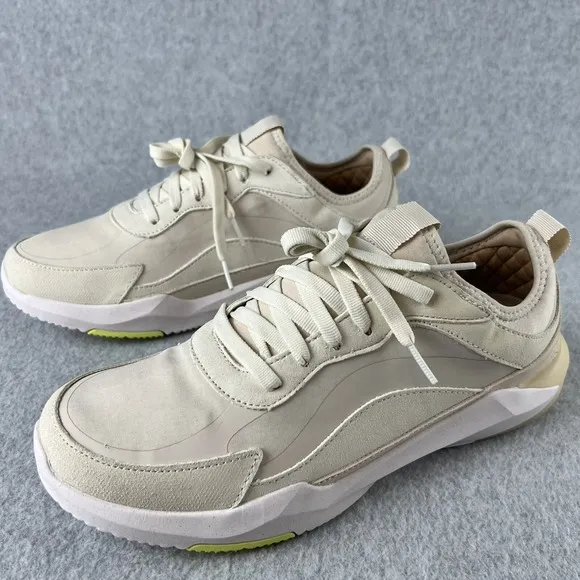 Dr. Scholl's Sneakers Women Size 11 Leather Casual Comfort Leather Cream New