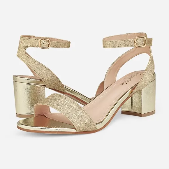 DREAM PAIRS Chunky Block Heel Sandals