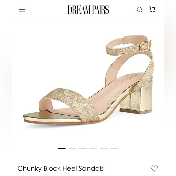 DREAM PAIRS Chunky Block Heel Sandals