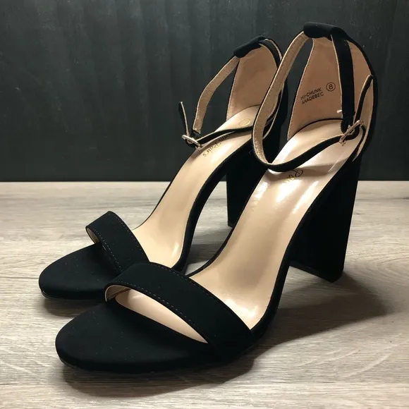 DREAM PAIRS Chunky High Heel Sandals