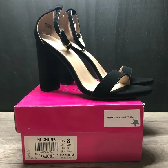 DREAM PAIRS Chunky High Heel Sandals
