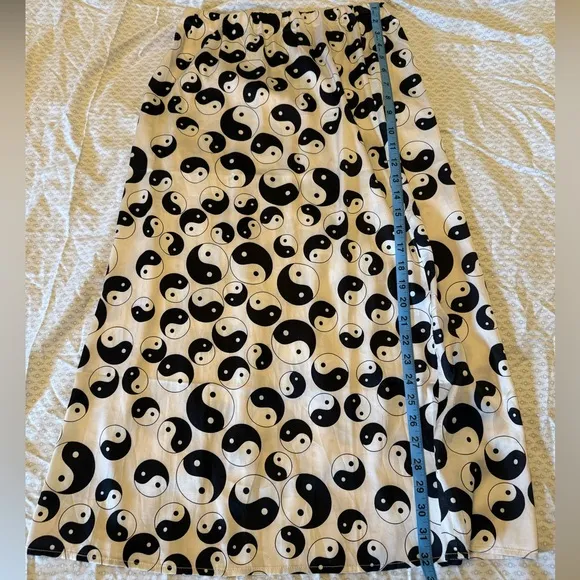 Dressed in LALA yin yang midi skirt
