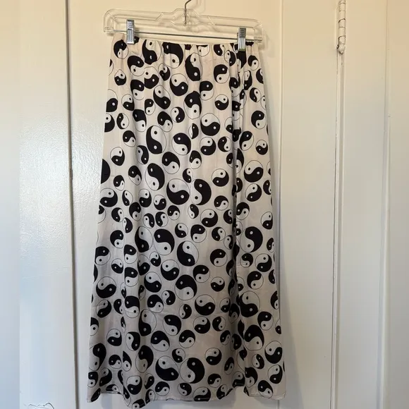 Dressed in LALA yin yang midi skirt