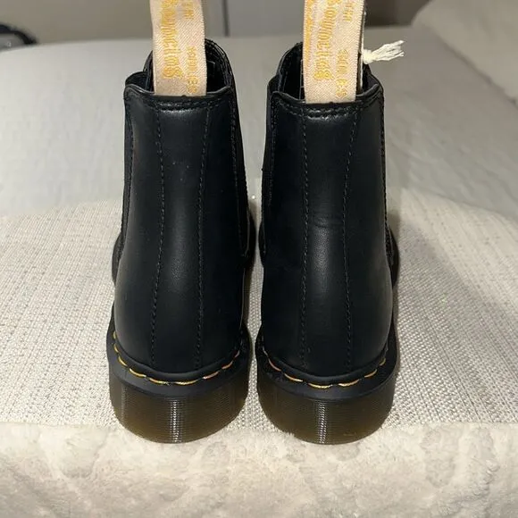 Dr. Martens 11M Black Ladies Air Wair Vegan Leather Felix Chelsea Boots
