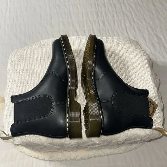Dr. Martens 11M Black Ladies Air Wair Vegan Leather Felix Chelsea Boots