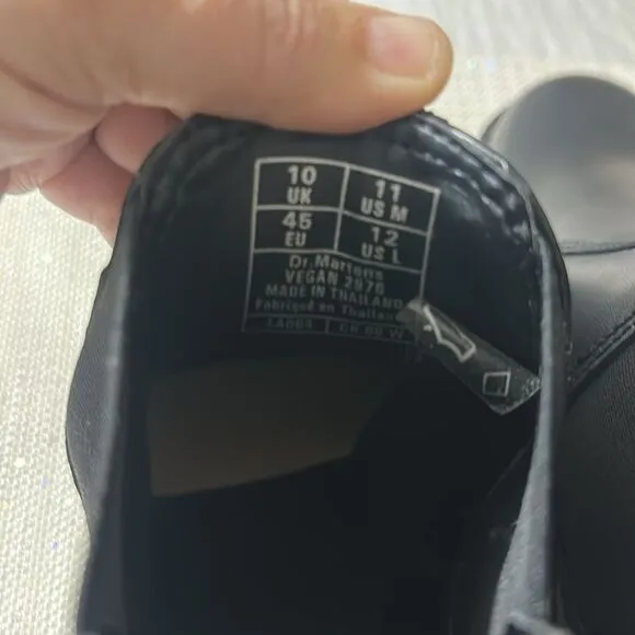 Dr. Martens 11M Black Ladies Air Wair Vegan Leather Felix Chelsea Boots