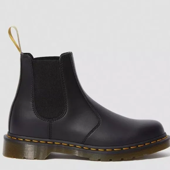 Dr. Martens 11M Black Ladies Air Wair Vegan Leather Felix Chelsea Boots