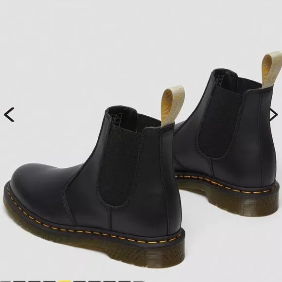Dr. Martens 11M Black Ladies Air Wair Vegan Leather Felix Chelsea Boots