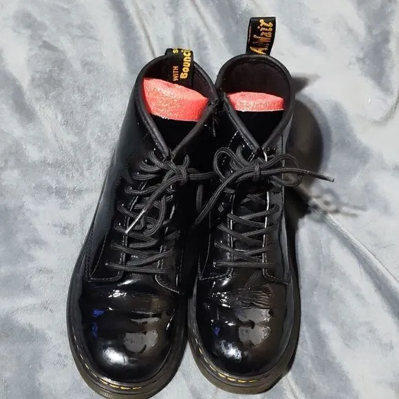 Dr. Martens 1460 J Patent Leather Combat Boots
