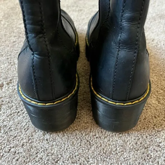 Dr. Martens Women's 9 Rometty Wyoming Leather Platform Chelsea Boots