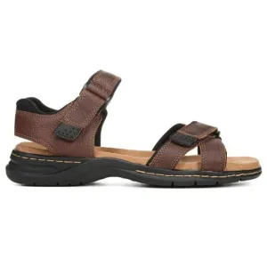 Dr.Scholl’s Men’s Gus Sandals Brown Leather Fisherman Strap Sandals Size 13