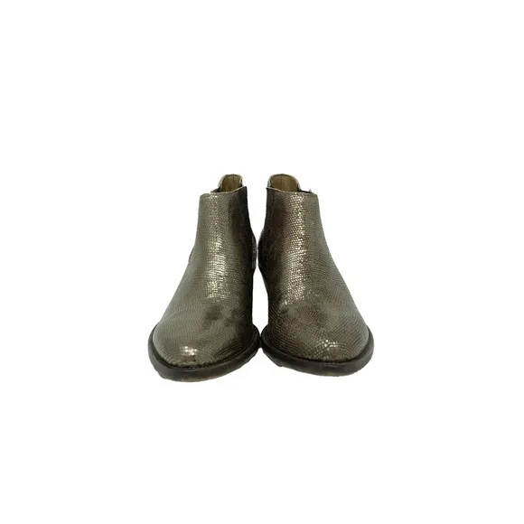 DUCCIO DEL DUCA Chelsea Boots, Bronze, Size: 6