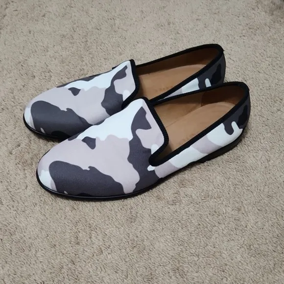Duke   Dexter Stormtrooper Camo Loafer, Gray/Light Pink/White, Size 10