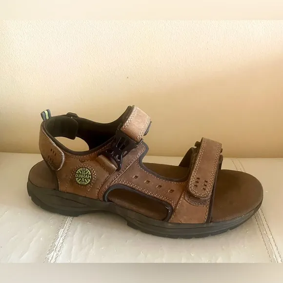 Dunham Brown Leather Sandals size 11