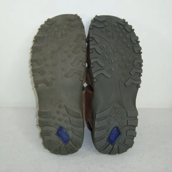 DUNHAM Ruggards Men's Leather Open Toe Fisherman Sandals Size 15EEEE