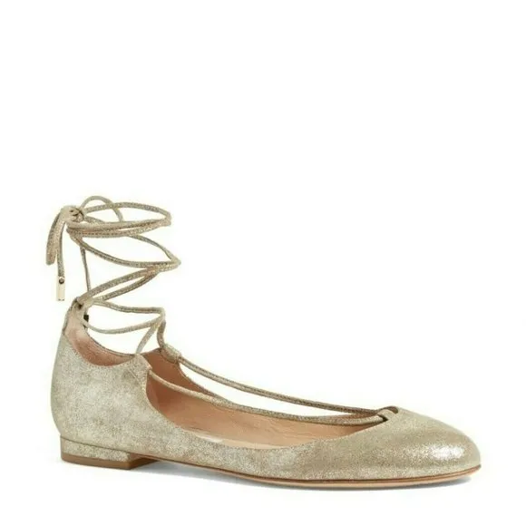 DVF Diane Von Furstenberg Paris Women's Shoes Gold