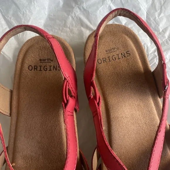Earth Origins Leather Fisherman Berri Sandals Size9