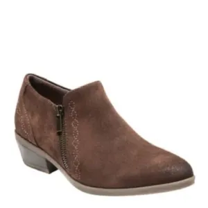 Earth Origins Brown Suede Booties