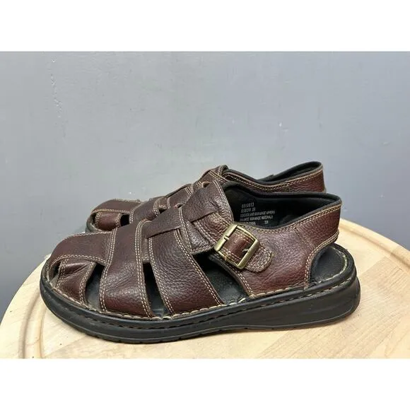 Earth Spirit Fisherman Simon III Sandals Brown Mens 14 Style# 6010833 Leather