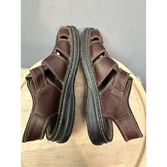 Earth Spirit Fisherman Simon III Sandals Brown Mens 14 Style# 6010833 Leather