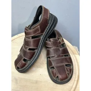 Earth Spirit Fisherman Simon III Sandals Brown Mens 14 Style# 6010833 Leather