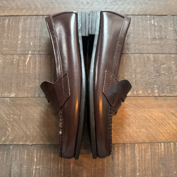 Eastland Women's Classic Penny Loafer Dark Walnut Leather Slip On Size 9M #3924