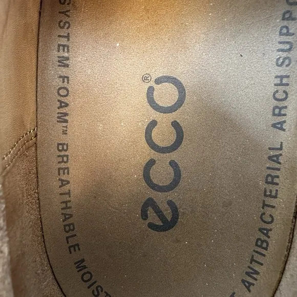 ECCO Seattle Slip On Loafers Black Leather EU 45 US 11 Comfort Arch Support EUC