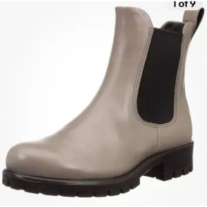 ECCO WOMENS MODTRAY CHELSEA BOOT LEATHER‎ ELASTIC GORE TAUPE SIZE 42 EU 10 US