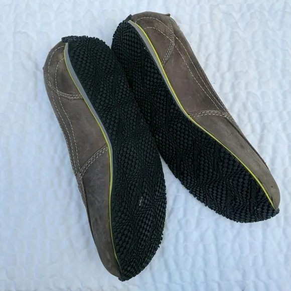 Eddie Bauer women's ballet suede Flats Gray 9