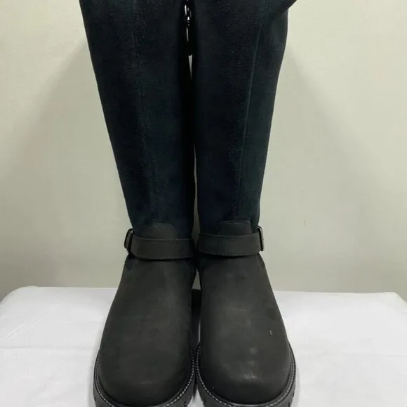 Eddie Bauer Women’s Magnolia Side-Zip Buckle Ankle Boots – Black – Size US 8M