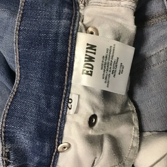 EDWIN Elin Crop Straight Jeans