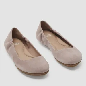 Eileen Fisher Fosse Suede Ballet Flats